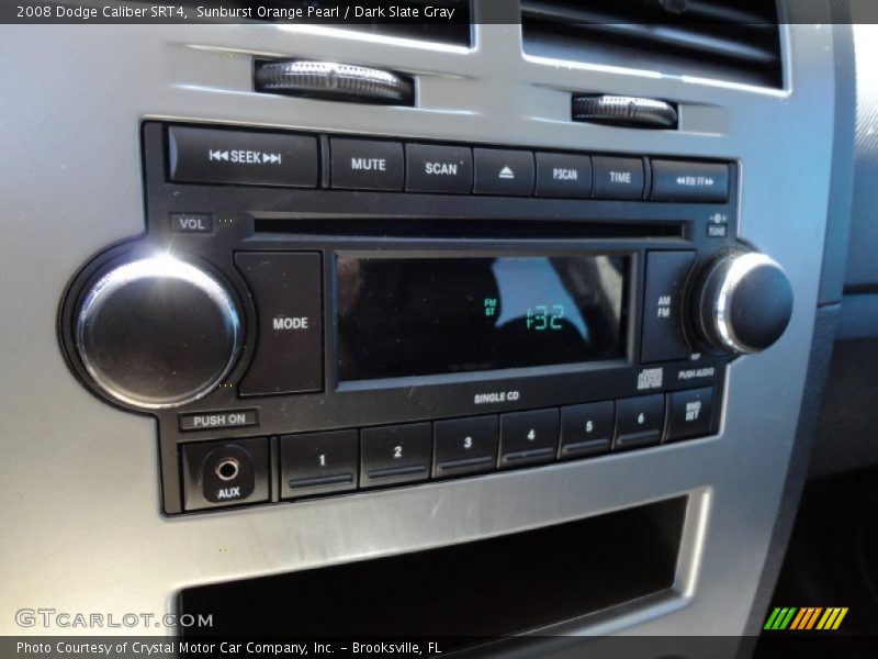 Sunburst Orange Pearl / Dark Slate Gray 2008 Dodge Caliber SRT4