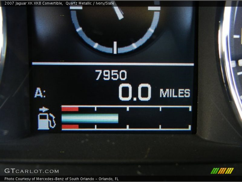 Quartz Metallic / Ivory/Slate 2007 Jaguar XK XK8 Convertible