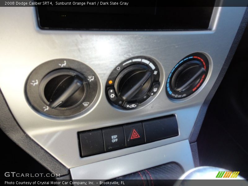 Sunburst Orange Pearl / Dark Slate Gray 2008 Dodge Caliber SRT4