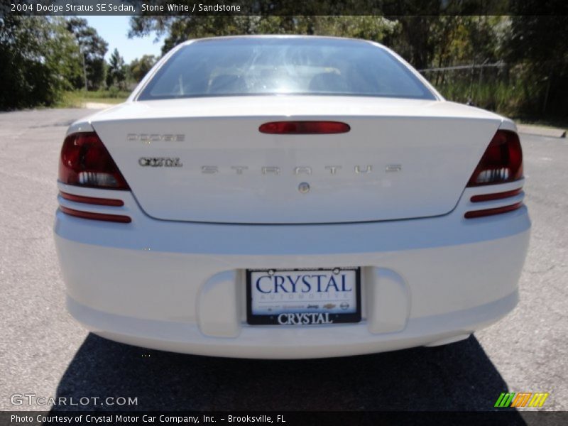 Stone White / Sandstone 2004 Dodge Stratus SE Sedan