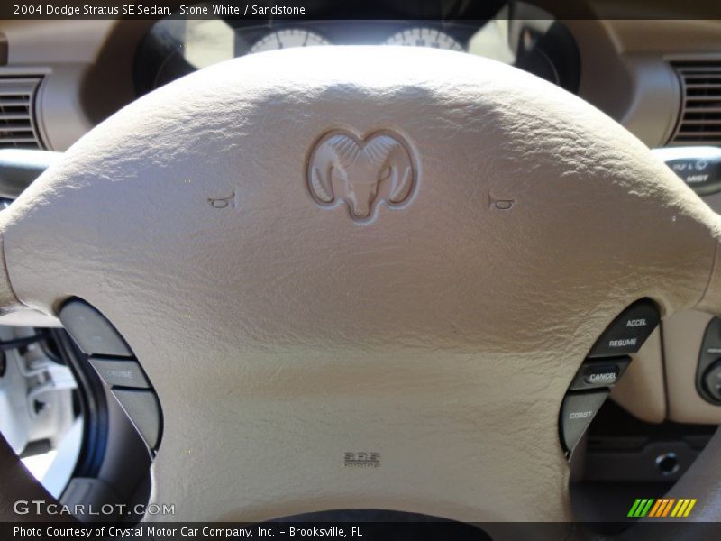 Stone White / Sandstone 2004 Dodge Stratus SE Sedan