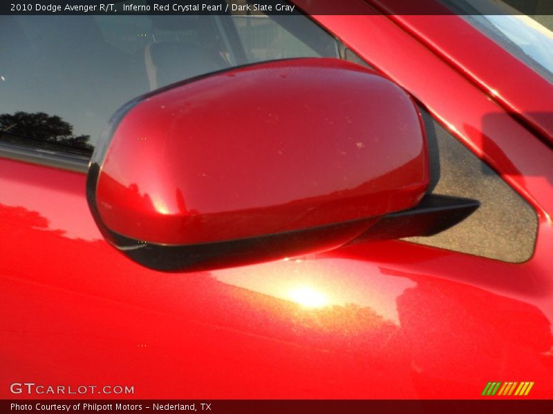 Inferno Red Crystal Pearl / Dark Slate Gray 2010 Dodge Avenger R/T