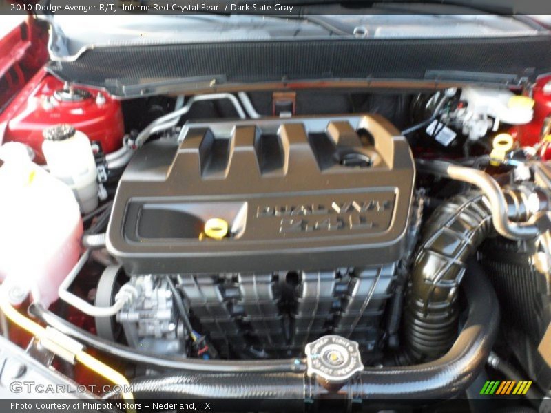Inferno Red Crystal Pearl / Dark Slate Gray 2010 Dodge Avenger R/T