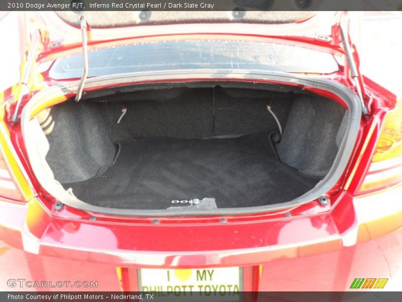 Inferno Red Crystal Pearl / Dark Slate Gray 2010 Dodge Avenger R/T
