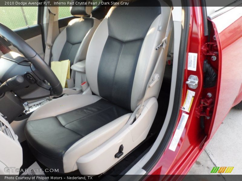 Inferno Red Crystal Pearl / Dark Slate Gray 2010 Dodge Avenger R/T