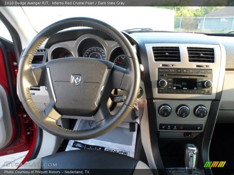 Inferno Red Crystal Pearl / Dark Slate Gray 2010 Dodge Avenger R/T