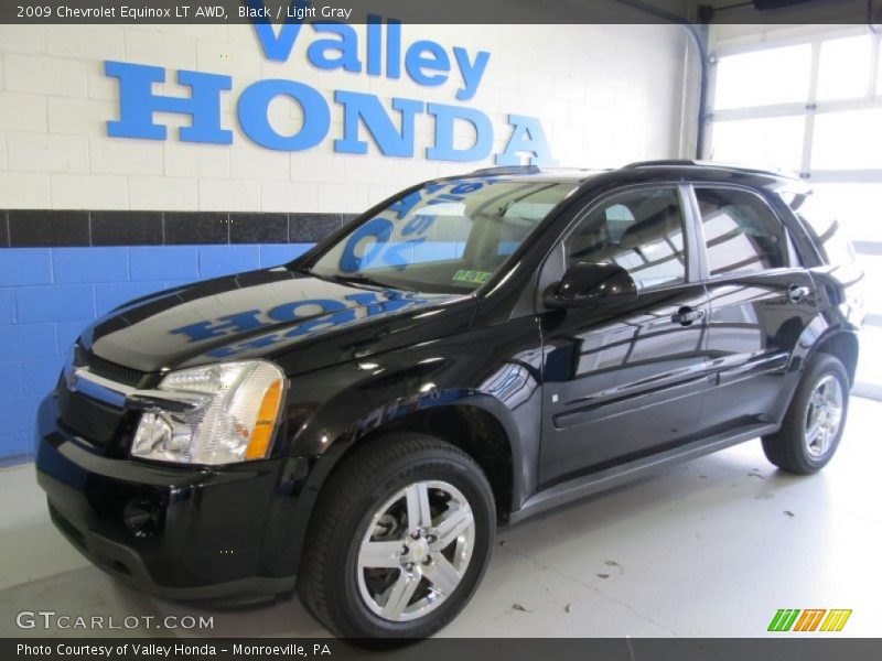 Black / Light Gray 2009 Chevrolet Equinox LT AWD