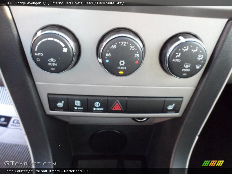 Inferno Red Crystal Pearl / Dark Slate Gray 2010 Dodge Avenger R/T