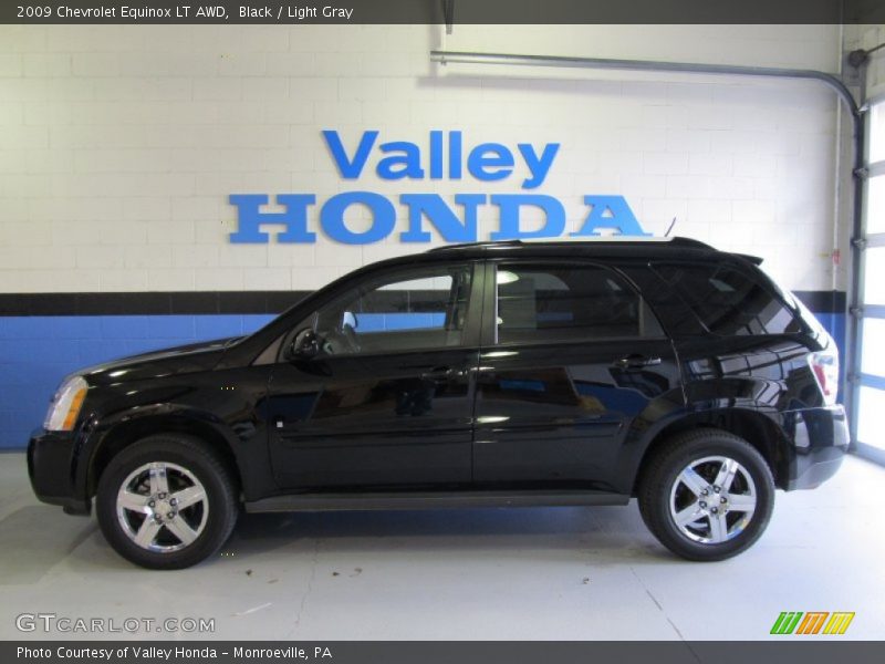 Black / Light Gray 2009 Chevrolet Equinox LT AWD
