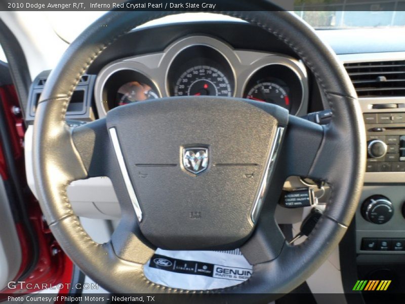 Inferno Red Crystal Pearl / Dark Slate Gray 2010 Dodge Avenger R/T