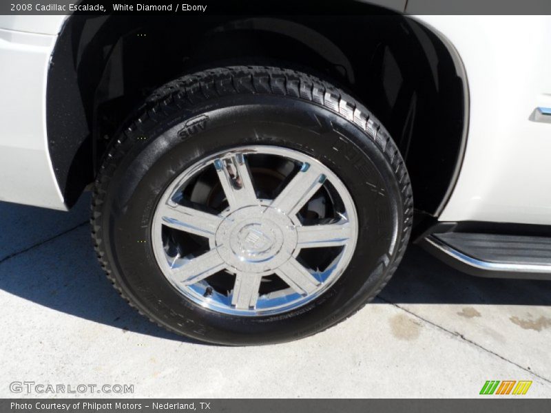 White Diamond / Ebony 2008 Cadillac Escalade