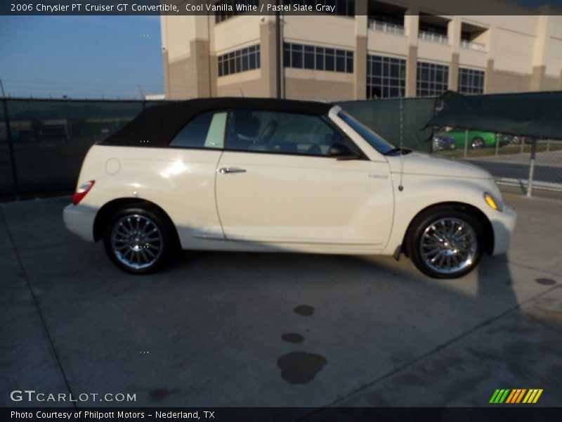 Cool Vanilla White / Pastel Slate Gray 2006 Chrysler PT Cruiser GT Convertible