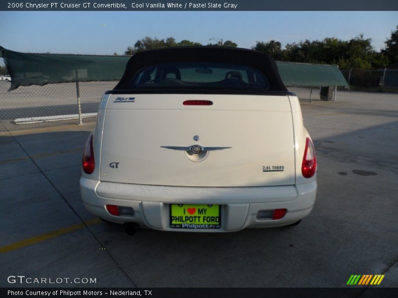 Cool Vanilla White / Pastel Slate Gray 2006 Chrysler PT Cruiser GT Convertible