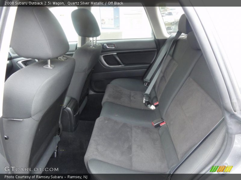 Quartz Silver Metallic / Off Black 2008 Subaru Outback 2.5i Wagon