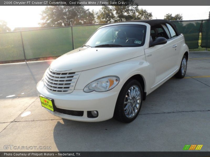 Cool Vanilla White / Pastel Slate Gray 2006 Chrysler PT Cruiser GT Convertible