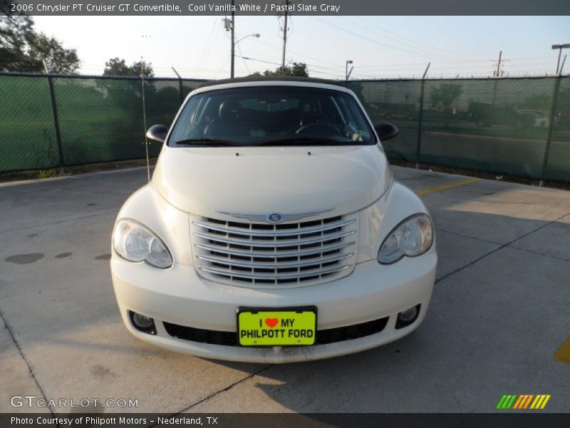 Cool Vanilla White / Pastel Slate Gray 2006 Chrysler PT Cruiser GT Convertible