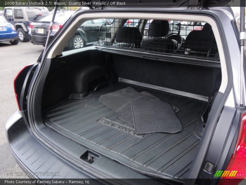 Quartz Silver Metallic / Off Black 2008 Subaru Outback 2.5i Wagon