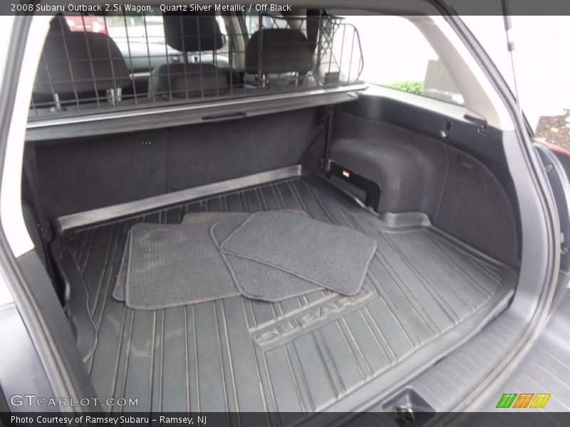Quartz Silver Metallic / Off Black 2008 Subaru Outback 2.5i Wagon