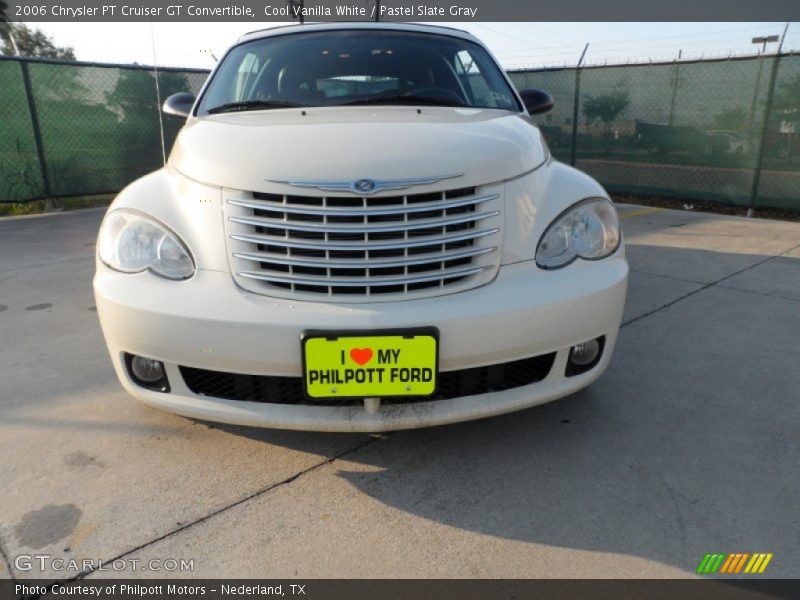 Cool Vanilla White / Pastel Slate Gray 2006 Chrysler PT Cruiser GT Convertible