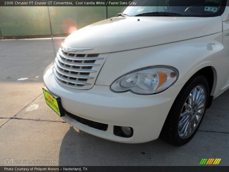 Cool Vanilla White / Pastel Slate Gray 2006 Chrysler PT Cruiser GT Convertible