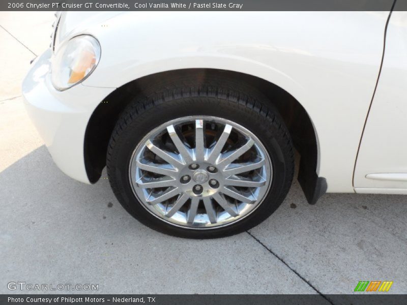Cool Vanilla White / Pastel Slate Gray 2006 Chrysler PT Cruiser GT Convertible