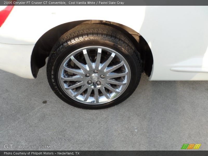 Cool Vanilla White / Pastel Slate Gray 2006 Chrysler PT Cruiser GT Convertible