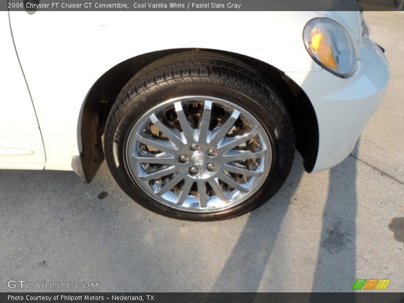 Cool Vanilla White / Pastel Slate Gray 2006 Chrysler PT Cruiser GT Convertible