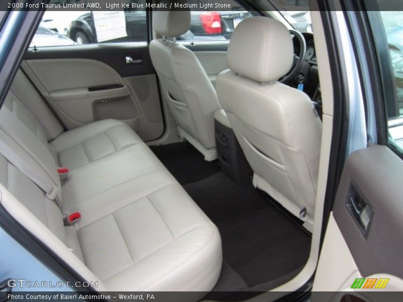 Light Ice Blue Metallic / Medium Light Stone 2008 Ford Taurus Limited AWD