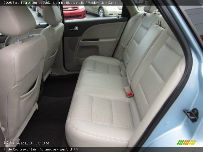 Light Ice Blue Metallic / Medium Light Stone 2008 Ford Taurus Limited AWD