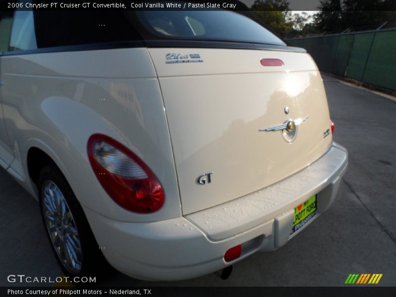 Cool Vanilla White / Pastel Slate Gray 2006 Chrysler PT Cruiser GT Convertible