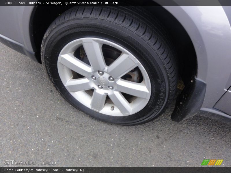 Quartz Silver Metallic / Off Black 2008 Subaru Outback 2.5i Wagon