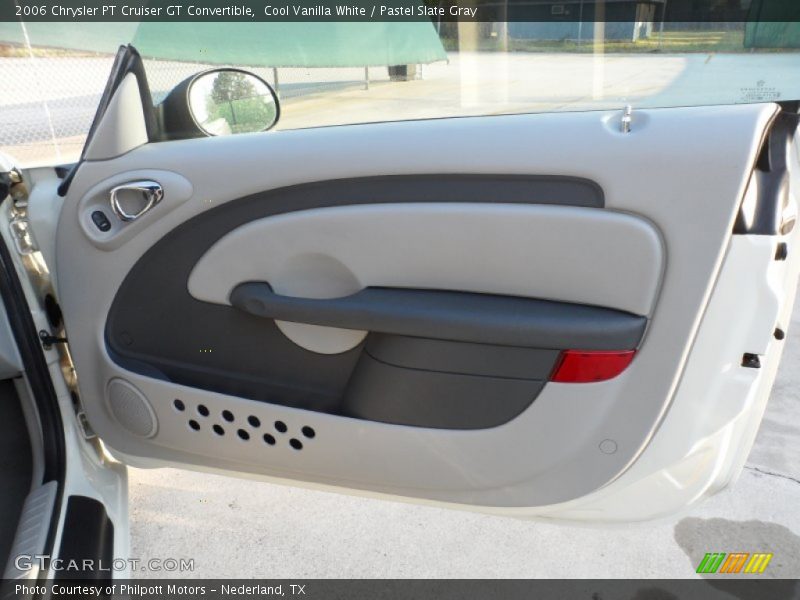 Cool Vanilla White / Pastel Slate Gray 2006 Chrysler PT Cruiser GT Convertible