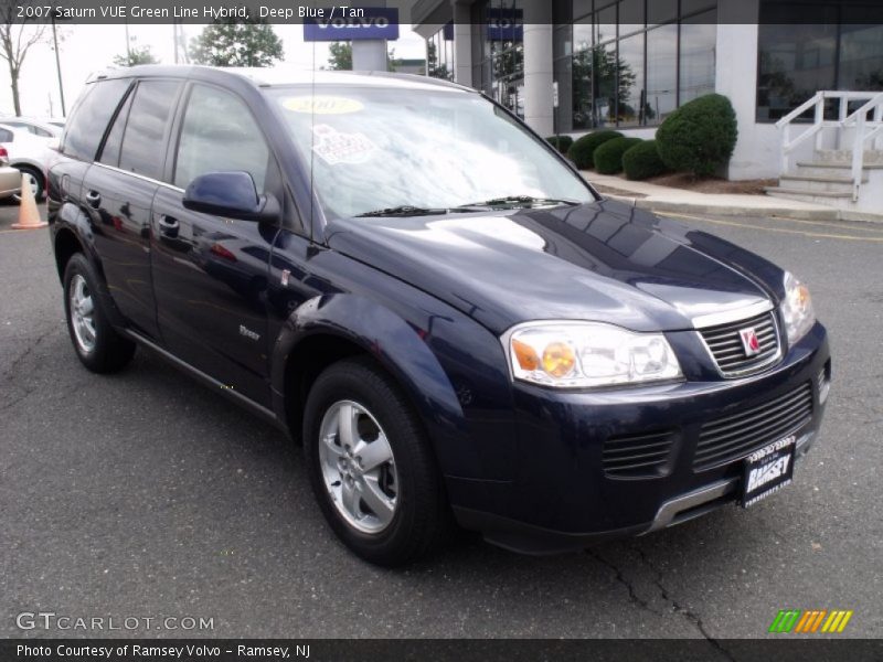 Deep Blue / Tan 2007 Saturn VUE Green Line Hybrid