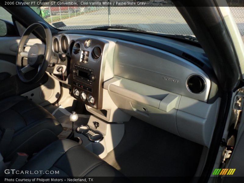 Cool Vanilla White / Pastel Slate Gray 2006 Chrysler PT Cruiser GT Convertible