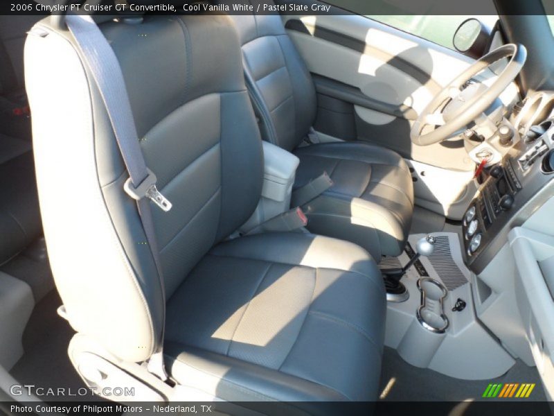 Cool Vanilla White / Pastel Slate Gray 2006 Chrysler PT Cruiser GT Convertible