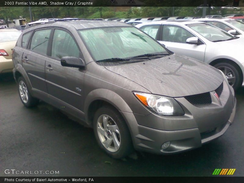 Shadow Gray / Graphite 2003 Pontiac Vibe AWD