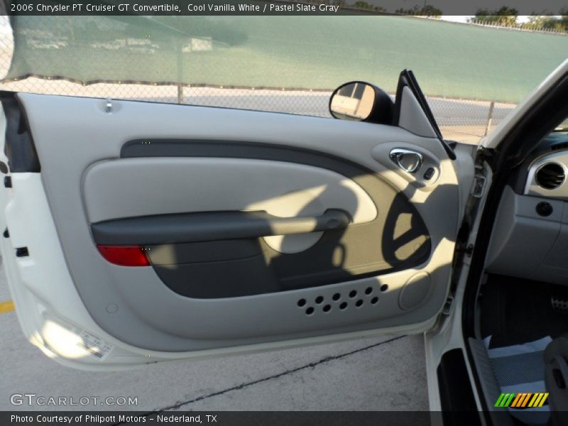 Cool Vanilla White / Pastel Slate Gray 2006 Chrysler PT Cruiser GT Convertible