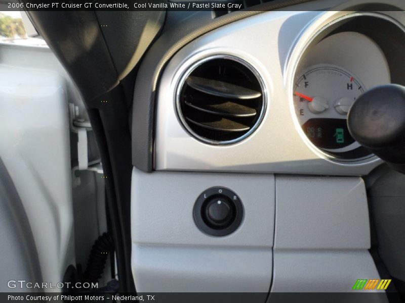 Cool Vanilla White / Pastel Slate Gray 2006 Chrysler PT Cruiser GT Convertible