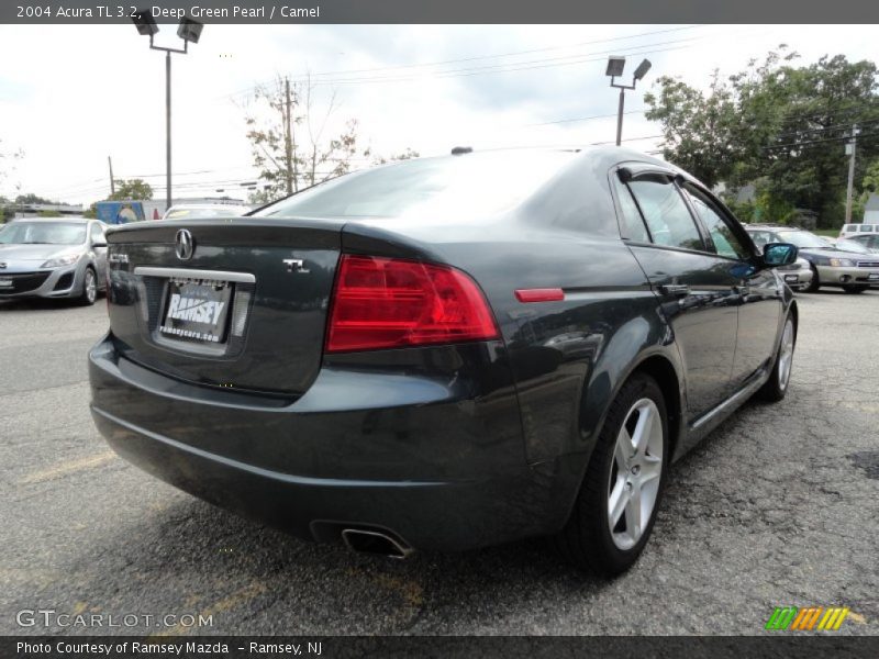 Deep Green Pearl / Camel 2004 Acura TL 3.2