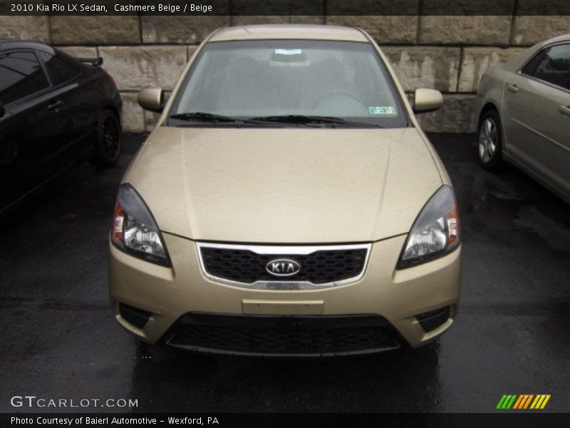 Cashmere Beige / Beige 2010 Kia Rio LX Sedan