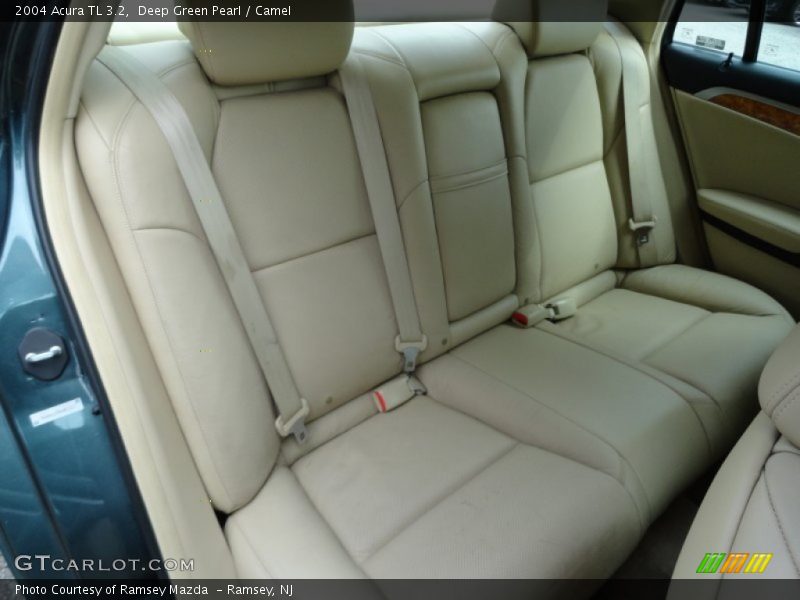 Deep Green Pearl / Camel 2004 Acura TL 3.2