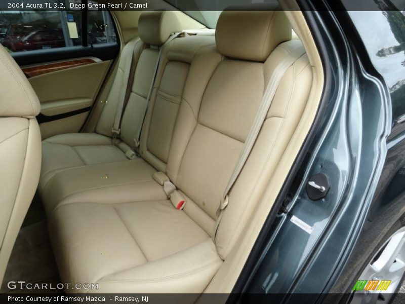 Deep Green Pearl / Camel 2004 Acura TL 3.2