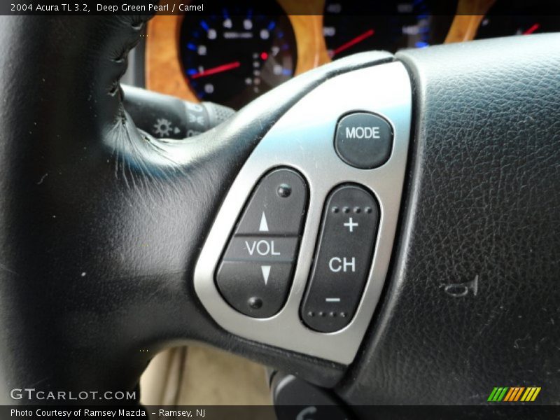 Deep Green Pearl / Camel 2004 Acura TL 3.2