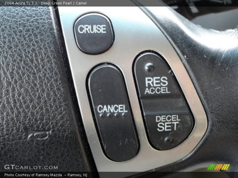 Deep Green Pearl / Camel 2004 Acura TL 3.2