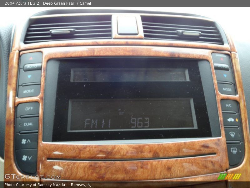 Deep Green Pearl / Camel 2004 Acura TL 3.2