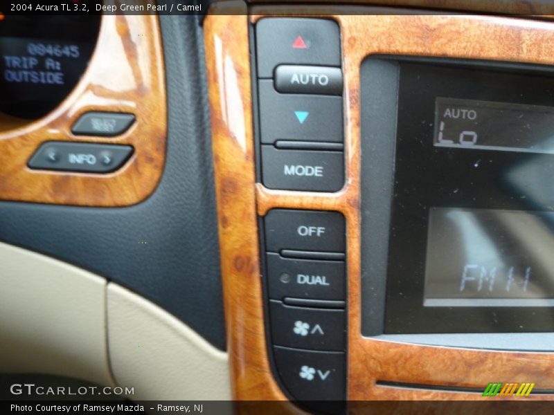Deep Green Pearl / Camel 2004 Acura TL 3.2