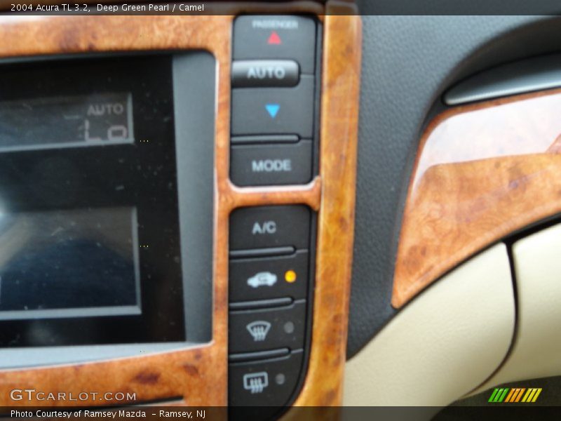 Deep Green Pearl / Camel 2004 Acura TL 3.2