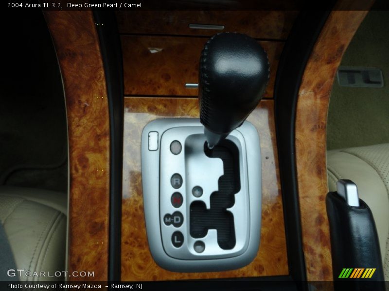 Deep Green Pearl / Camel 2004 Acura TL 3.2
