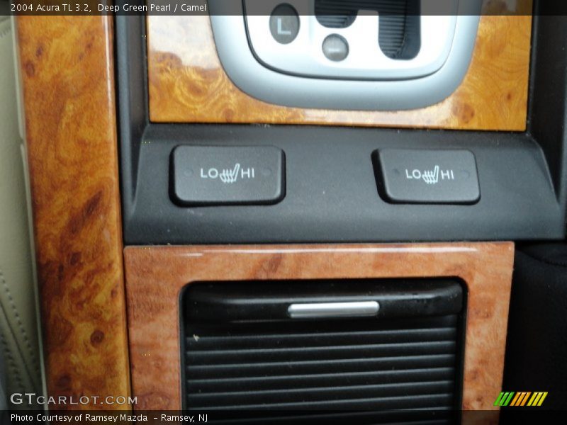 Deep Green Pearl / Camel 2004 Acura TL 3.2