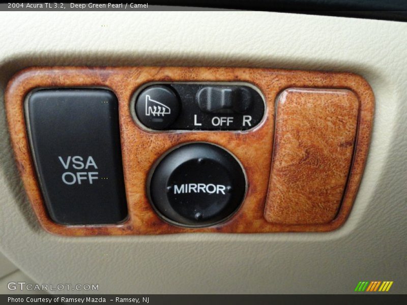 Deep Green Pearl / Camel 2004 Acura TL 3.2